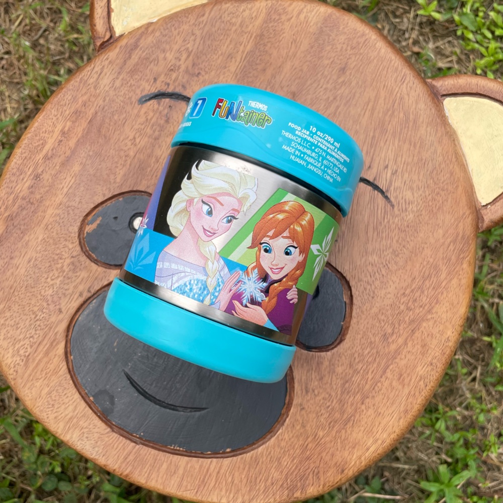 NEW Frozen Elsa/Ana/Olaf Thermos food container/jar 10 ounces hot/cold food